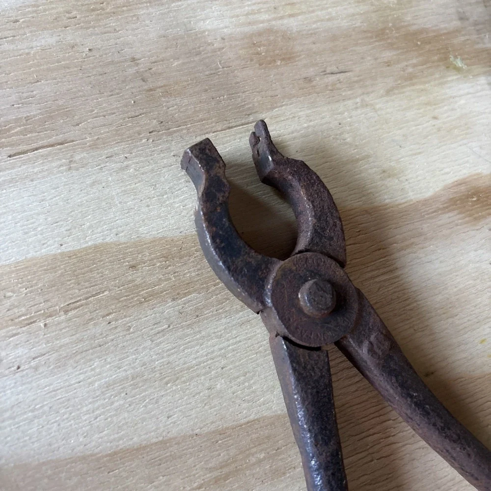 Vintage Heaton Peninsular Leather Button Fastener Pliers 7 Inch